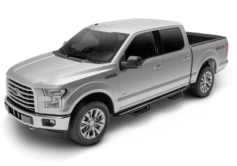 N-Fab Podium LG 2019 Ford Ranger Crew Cab All Beds - Tex. Black - Cab Length - 3in - DTX Performance