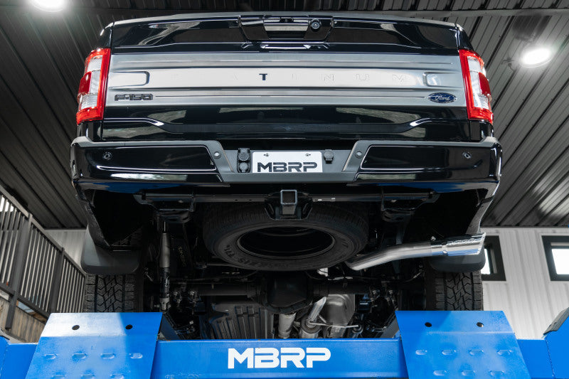 MBRP 2021+ Ford F-150 Powerboost Hybrid 3in Single Side Exit - T304 - DTX Performance