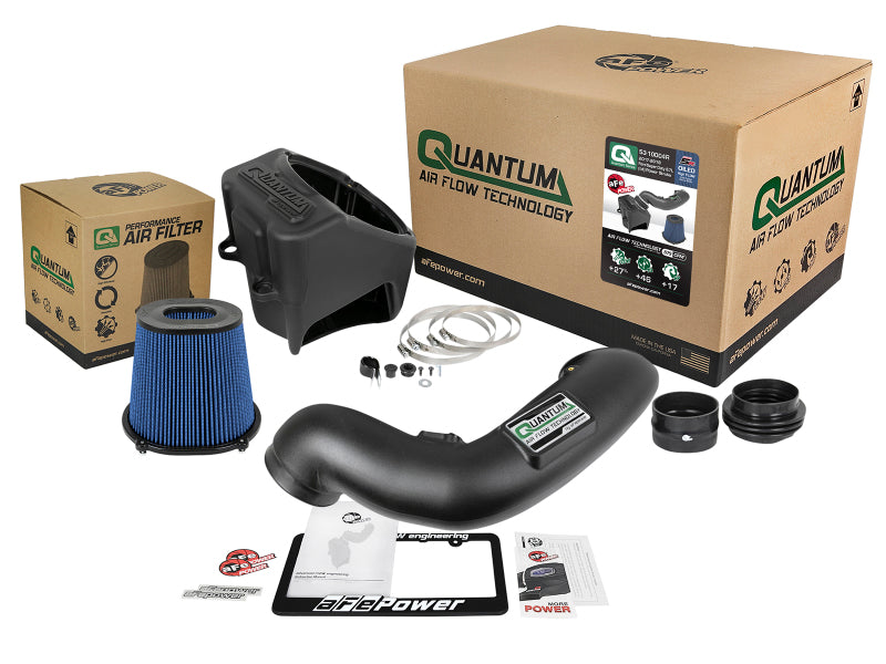 aFe Quantum Pro 5R Cold Air Intake System 17-18 Ford Powerstroke V8-6.7L - Oiled - DTX Performance