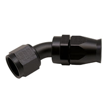 Load image into Gallery viewer, DeatschWerks 10AN Female Swivel 45-Degree Hose End PTFE (Incl Olive Insert) - Anodized Matte Black - DTX Performance