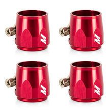 Load image into Gallery viewer, Mishimoto Aluminum -6AN Hex Finishers - Red - DTX Performance