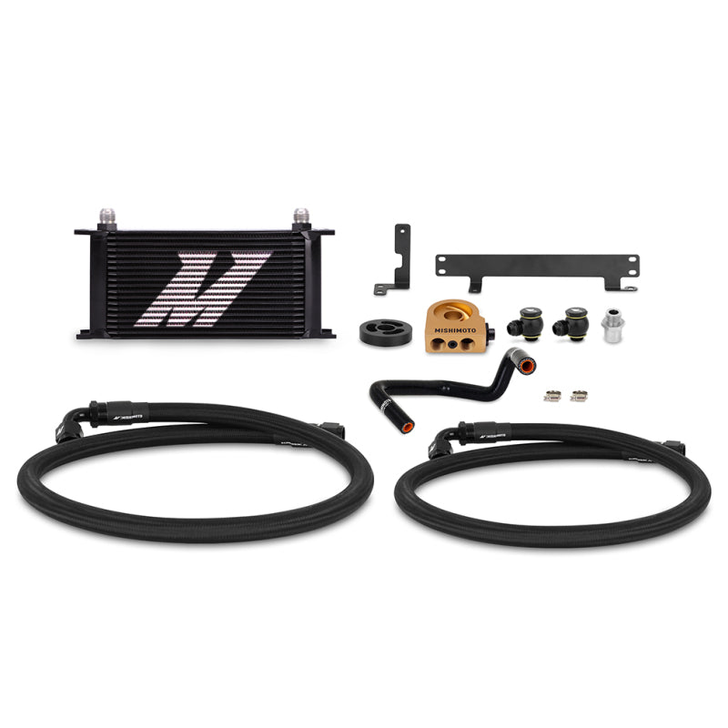 Mishimoto 2022+ Subaru WRX Thermostatic Oil Cooler Kit - Black - DTX Performance