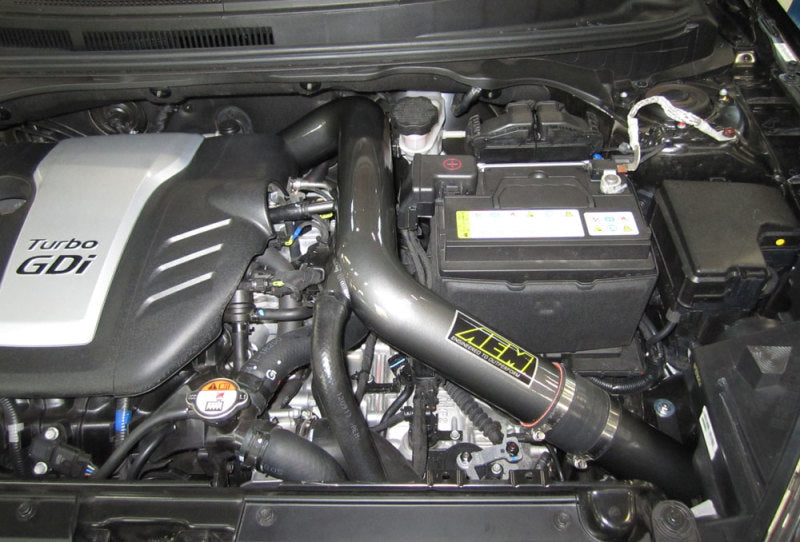 AEM 13 Hyundai Veloster Turbo 1.6L Gunmetal Gray Cold Air Intake - DTX Performance