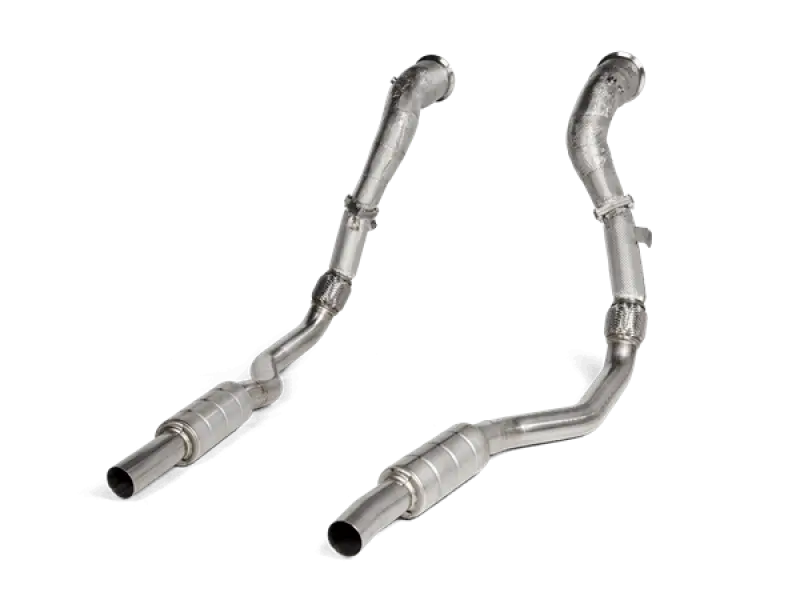 Akrapovic 2020 Audi RS6 Avant (C8) DownPipe (SS) w/Link Pipe Set (Does Not Fit w/L-AU/SS/6) - DTX Performance