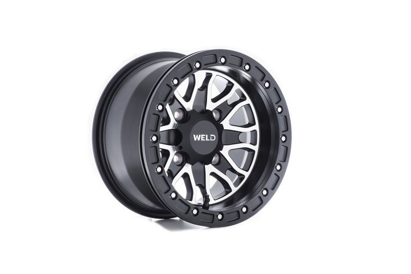 Weld UTV RF Series Raptor U501 14x10 Raptor Beadlock 4x136 5BS Satin BLK MIL - DTX Performance