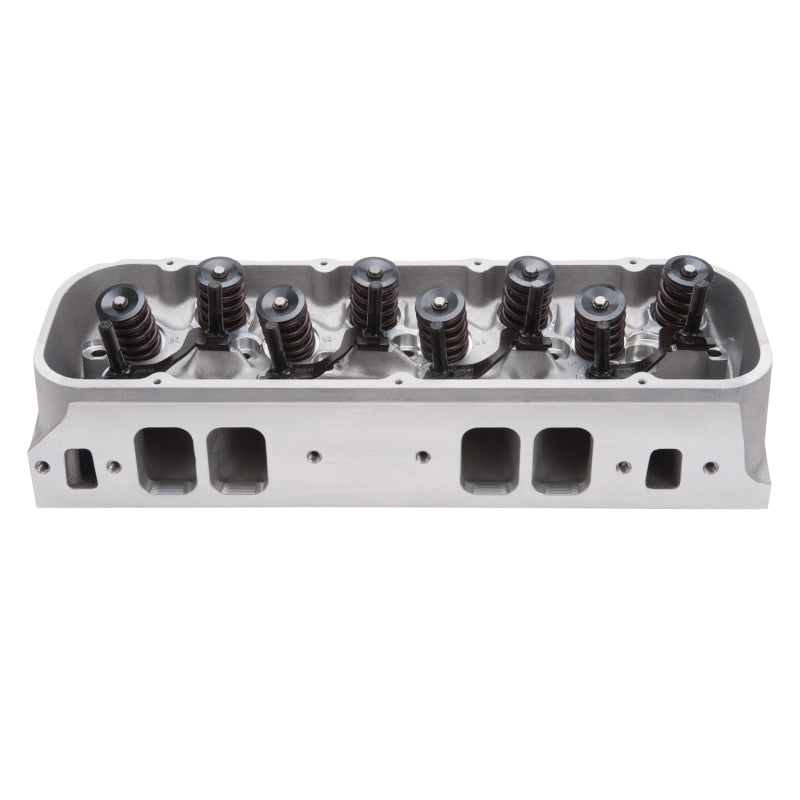 Edelbrock Cyl Head BBC Victor Jr 24 Deg Rect Port 300cc 106cc Combustion Chamber - DTX Performance