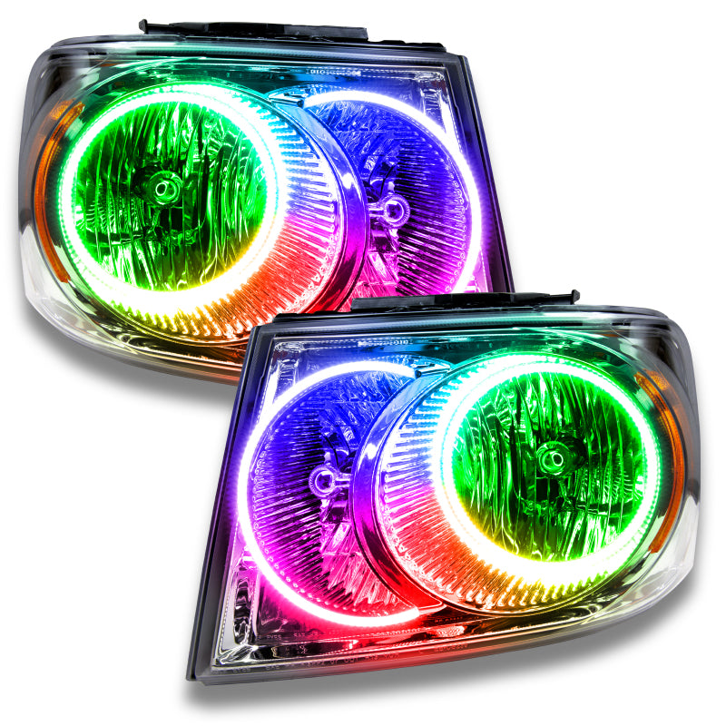 Oracle 07-09 Dodge Durango SMD HL - Chrome - ColorSHIFT w/ Simple Controller - DTX Performance