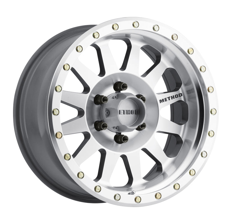 Method MR304 Double Standard 18x9 -12mm Offset 6x5.5 108mm CB Machined/Clear Coat Wheel - DTX Performance