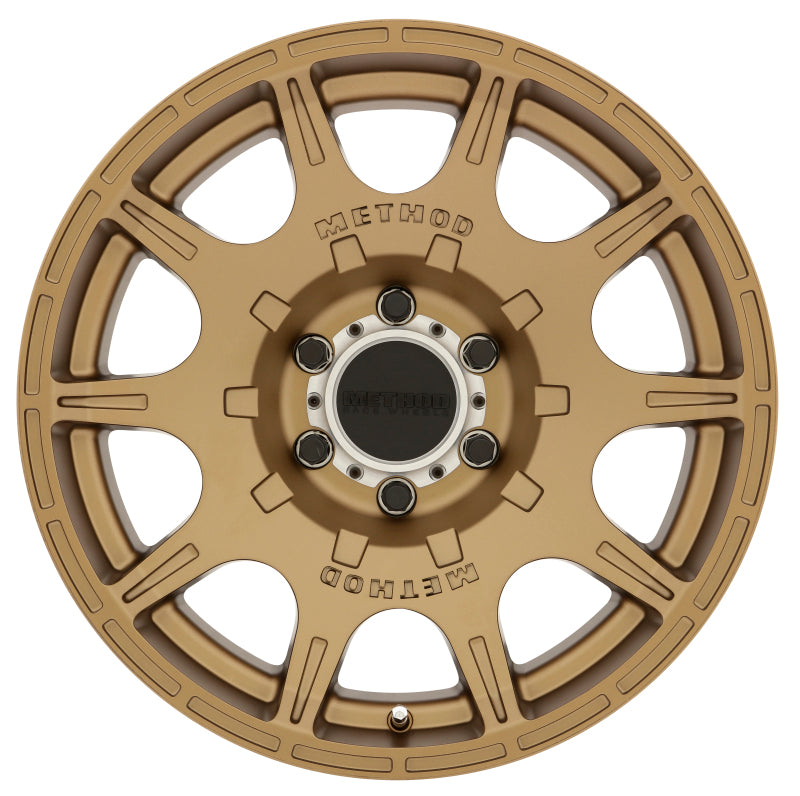 Method MR308 Roost 17x8.5 0mm Offset 6x5.5 106.25mm CB Method Bronze Wheel - DTX Performance