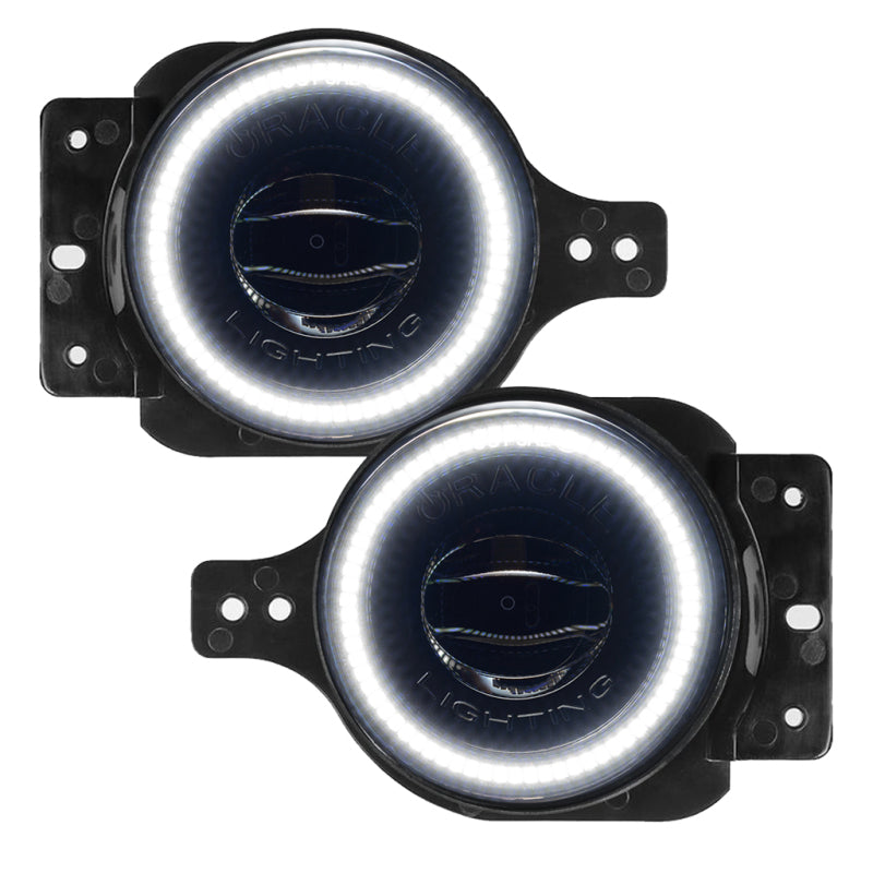 Oracle Jeep Wrangler JL/Gladiator JT Sport High Performance W LED Fog Lights - White - DTX Performance