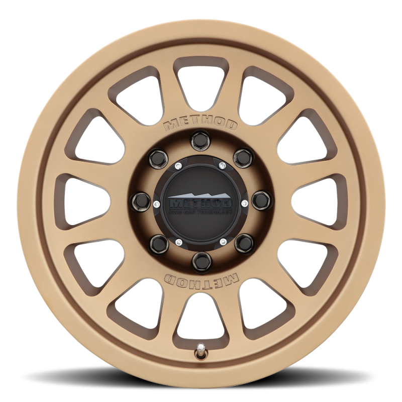 Method MR703 17x8.5 0mm Offset 8x6.5 130.81mm CB Method Bronze Wheel - DTX Performance