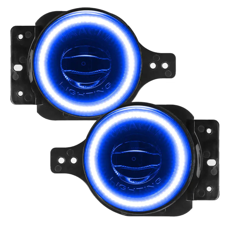 Oracle Jeep Wrangler JL/Gladiator JT Sport High Performance W LED Fog Lights - Blue - DTX Performance