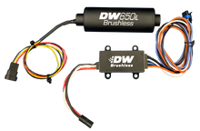 Load image into Gallery viewer, DeatschWerks DW650iL Series 650LPH In-Line External Fuel Pump w/ PWM Controller - DTX Performance