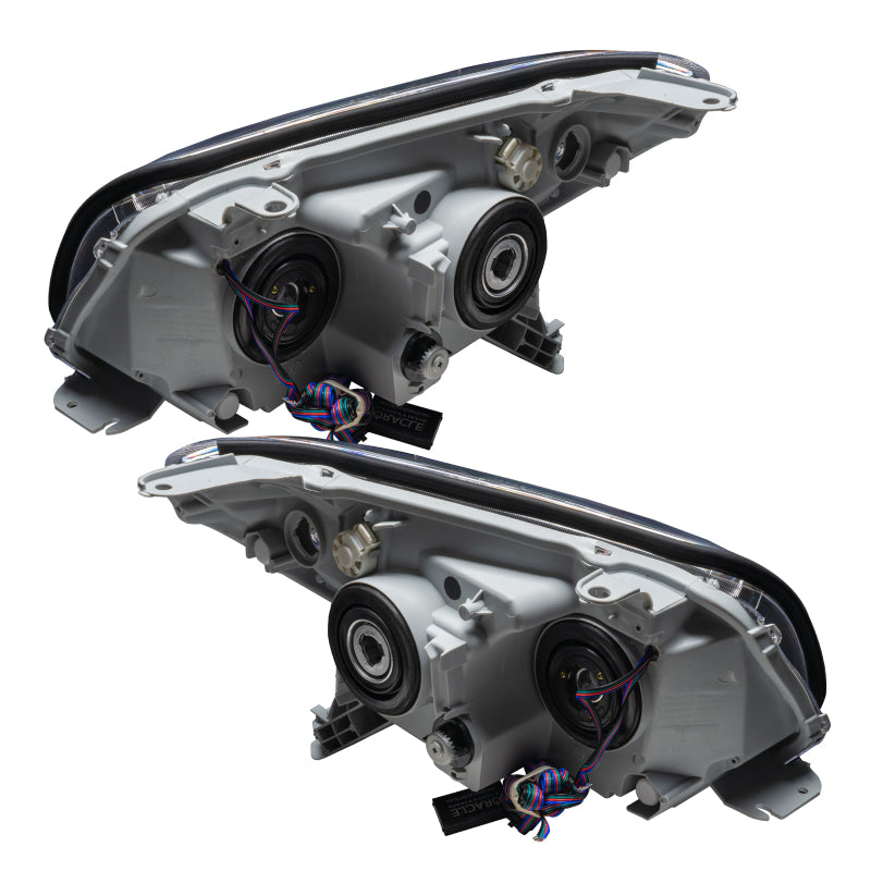 Oracle Lighting 06-09 Toyota 4-Runner Sport Pre-Assembled LED Halo Headlights -Red - DTX Performance