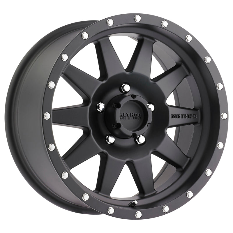 Method MR301 The Standard 15x7 -6mm Offset 5x5.5 108mm CB Matte Black Wheel - DTX Performance