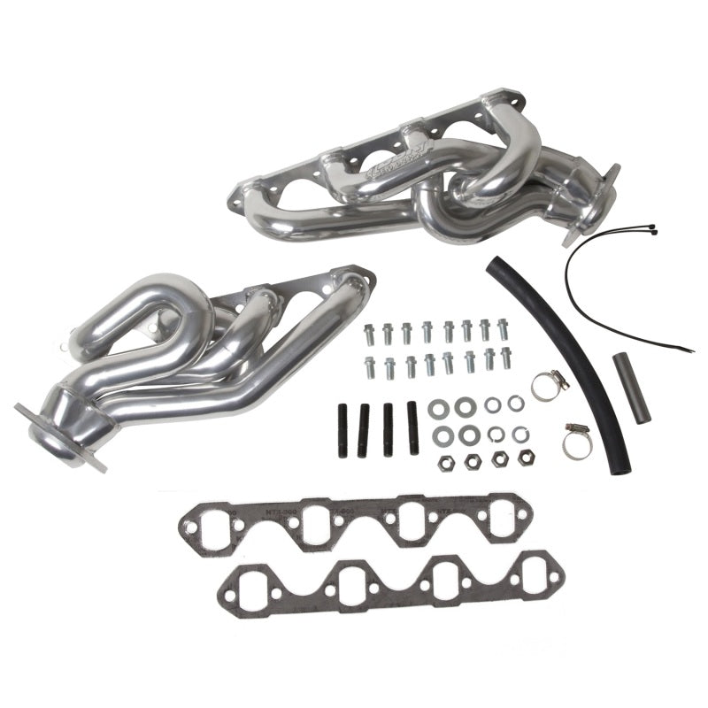 BBK 86-93 Mustang 5.0 Shorty Tuned Length Exhaust Headers - 1-5/8 Silver Ceramic - DTX Performance