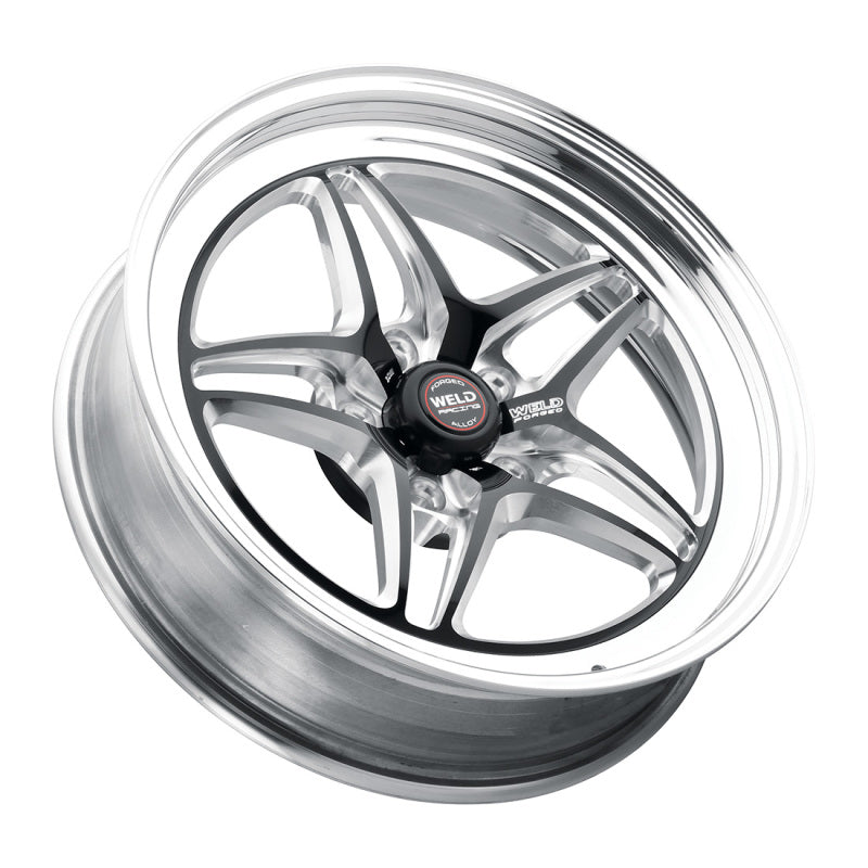 Weld S81 18x11 / 5x4.75 BP / 7.6in. BS (41mm Offset) Black Wheel (High Pad) - DTX Performance