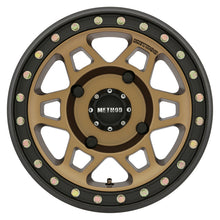 Load image into Gallery viewer, Method MR405 UTV Beadlock 15x7 4+3/13mm Offset 4x156 132mm CB Method Bronze Wheel - Matte Black Ring - DTX Performance