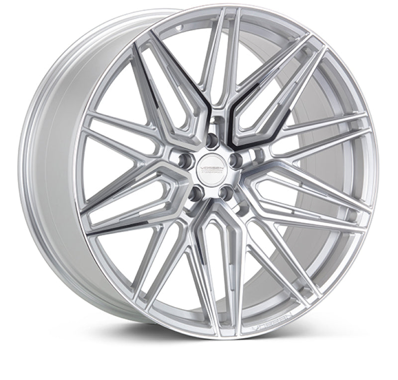 Vossen HF-7 21x10.5 / 5x112 / ET25 / Deep Face / 66.5 - Silver Polished Wheel - DTX Performance