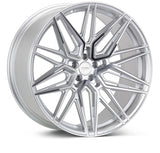 Vossen HF-7 21x10.5 / 5x120 / ET38 / Deep Face / 72.56 - Silver Polished Wheel