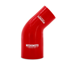 Load image into Gallery viewer, Mishimoto Silicone Reducer Coupler 45 Degree 1.75in to 2.5in - Red - DTX Performance