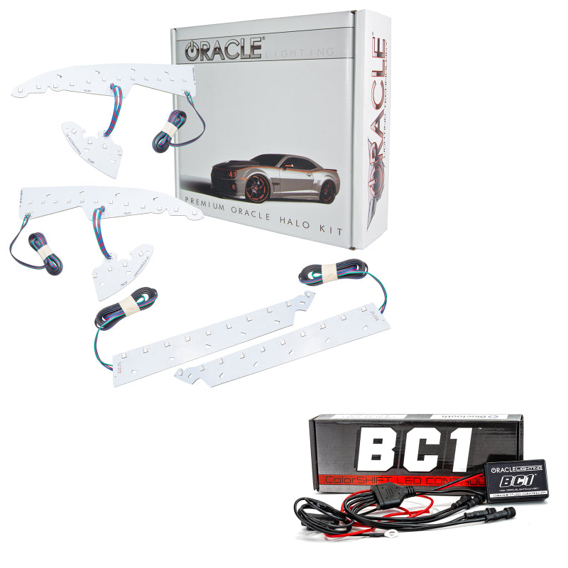 Oracle 14-15 GMC Sierra Headlight DRL Upgrade Kit - ColorSHIFT w/ BC1 Controller - DTX Performance