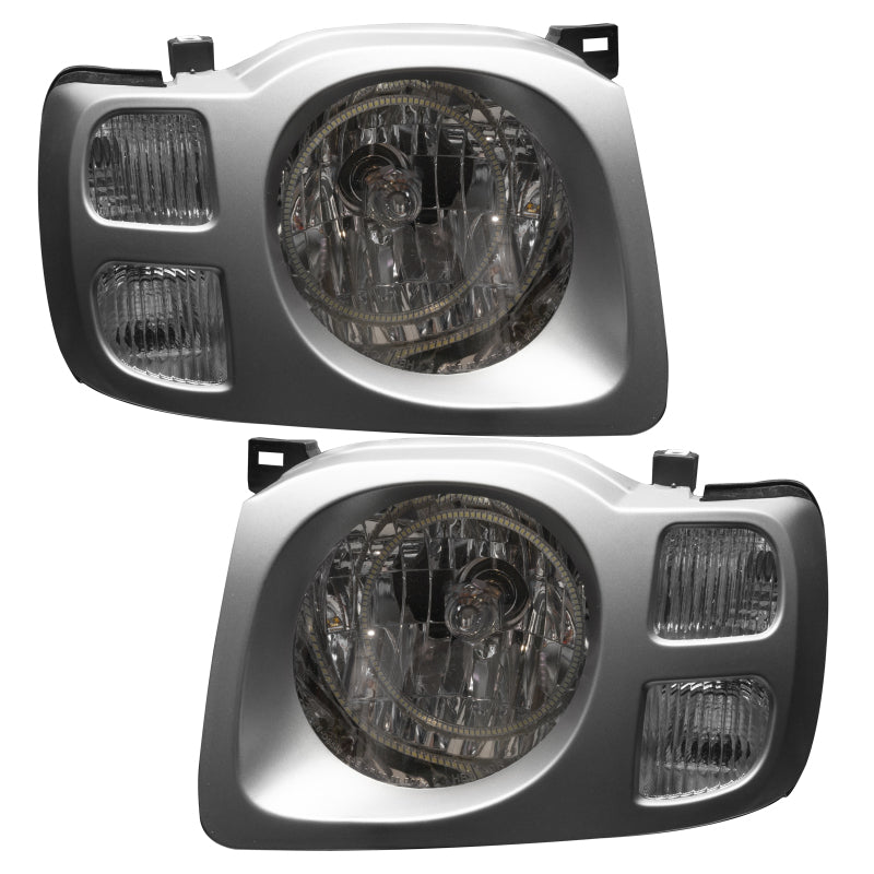 Oracle Lighting 02-04 Nissan Xterra SE Pre-Assembled LED Halo Headlights -Red - DTX Performance