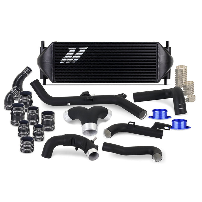 Mishimoto 21+ Bronco 2.7 Stock Location INT Kit MWBK Pipes BK Cooler - DTX Performance