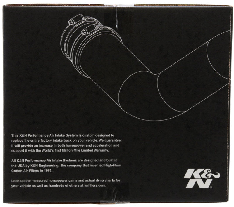 K&N 2012-2014 Ford Edge L4-2.0L F/I Performance Air Intake Kit - DTX Performance