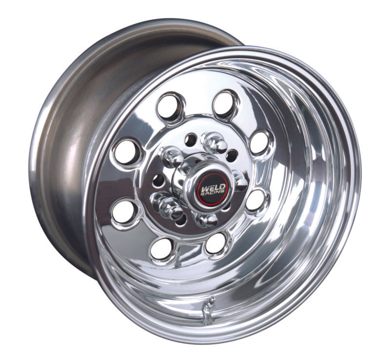 Weld Draglite 15x9 / 5x4.5 & 5x4.75 BP / 4.5in. BS Polished Wheel - Non-Beadlock - DTX Performance