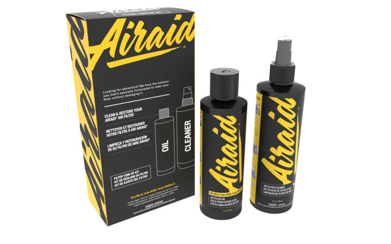 Airaid Renew Kit - 12oz Cleaner / 8oz Squeeze Oil - Yellow - DTX Performance