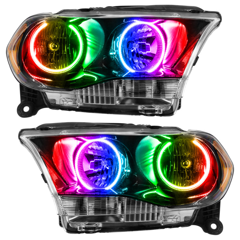 Oracle 11-13 Dodge Durango SMD HL Halogen - Black - ColorSHIFT - DTX Performance