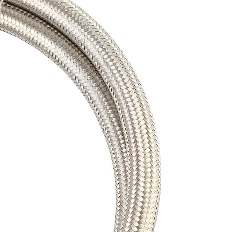 Mishimoto 3Ft Stainless Steel Braided Hose w/ -12AN Fittings - Stainless - DTX Performance