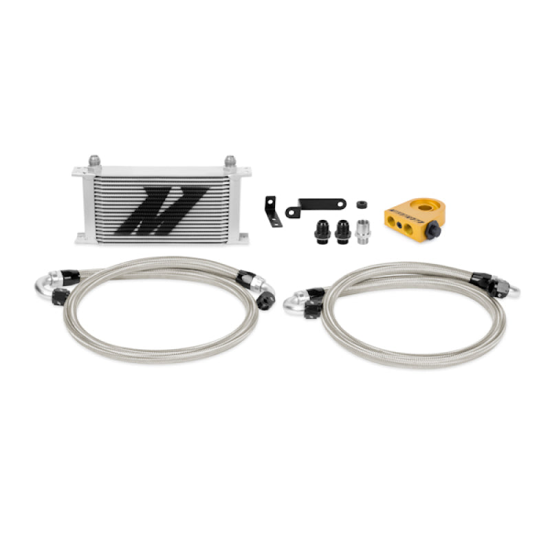 Mishimoto 08-14 WRX/STi Thermostatic Oil Cooler Kit - Silver - DTX Performance