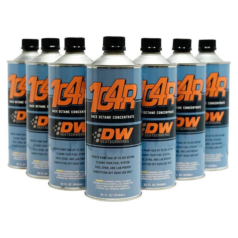 DeatschWerks 104R Race Octane Booster 32oz. Cans - Case of 8 - DTX Performance