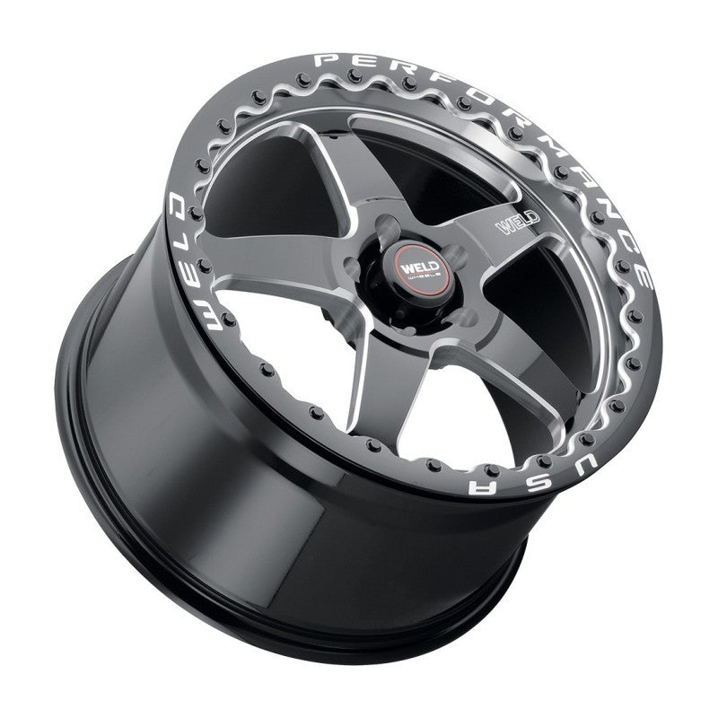 Weld Magnum Import 13x10 / 4x100mm BP / 5in. BS Black Wheel - Black Single Beadlock MT - DTX Performance