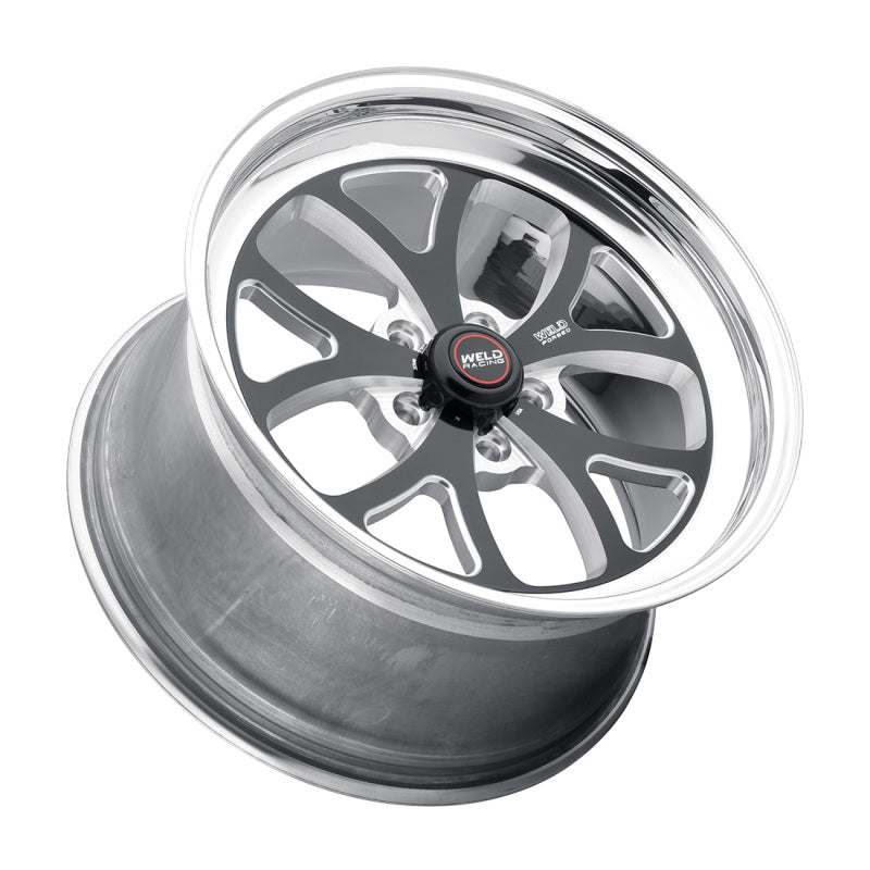 Weld S76 18x10 / 5x115mm BP / 5.1in. BS Black Wheel (High Pad) - Non-Beadlock - DTX Performance