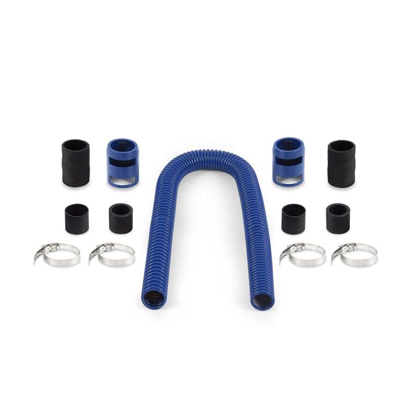 Mishimoto Universal Flexible Radiator Hose Kit Blue - DTX Performance