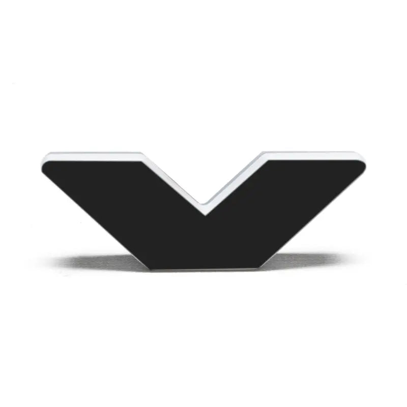 ORACLE Lighting Universal Illuminated LED Letter Badges - Matte Black Surface Finish - V - DTX Performance