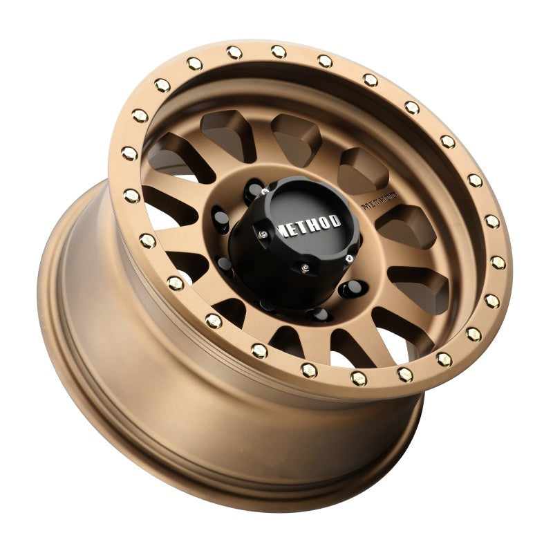 Method MR304 Double Standard 17x8.5 0mm Offset 8x6.5 130.81mm CB Method Bronze Wheel - DTX Performance