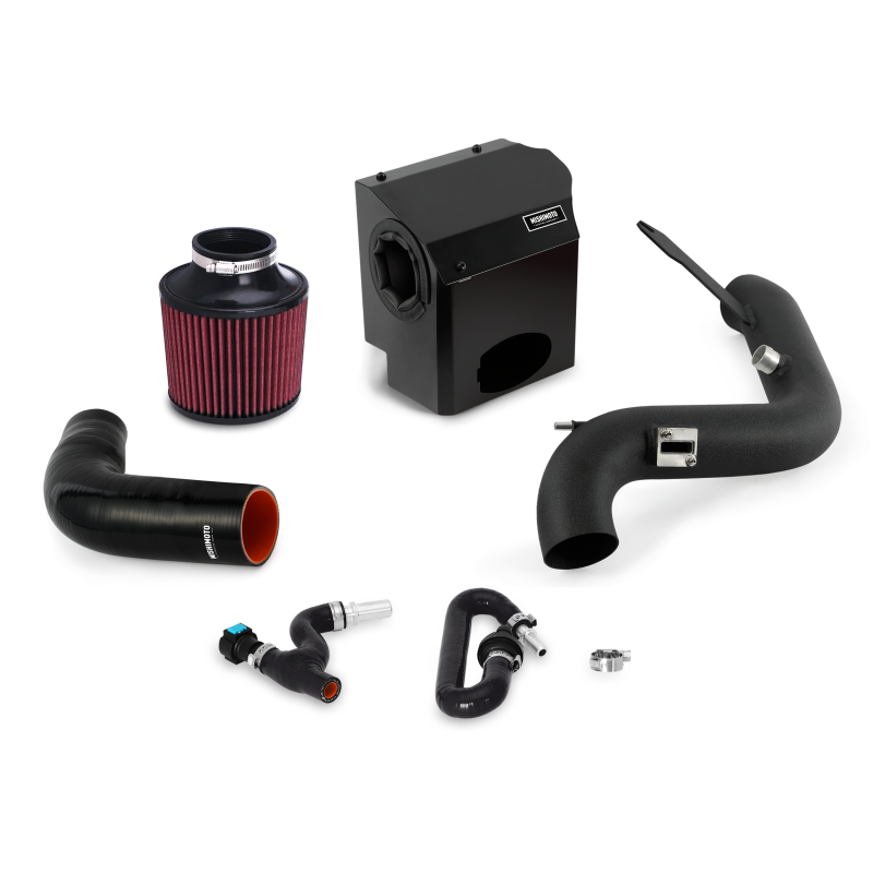 Mishimoto 2016 Ford Fiesta ST 1.6L Performance Air Intake Kit - Wrinkle Black - DTX Performance