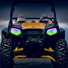 Load image into Gallery viewer, Oracle 08-19 Polaris RZR 570/800/900 Dynamic RGB+W Headlight Halo Kit - ColorSHIFT - Dynamic - DTX Performance