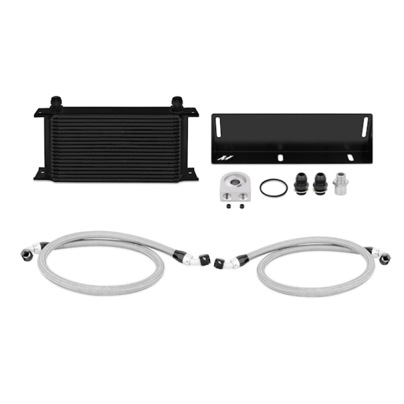 Mishimoto 79-93 Ford Mustang 5.0L Oil Cooler Kit - Black - DTX Performance