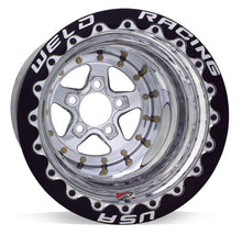 Load image into Gallery viewer, Weld Alumastar 2.0 15x15 / 5x4.75 BP / 3in. BS Polished Wheel - Beadlock M/T - DTX Performance