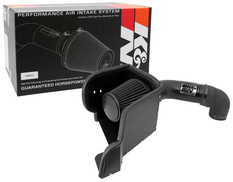 K&N 09-13 Dodge Ram 1500 Pickup 5.7L V8 / 11-13 Ram 1500 5.7L V8 Black Performance Intake Kit - DTX Performance