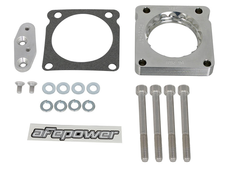 aFe 01-16 Nissan Patrol (Y61) L6-4.8L Silver Bullet Throttle Body Spacer - DTX Performance