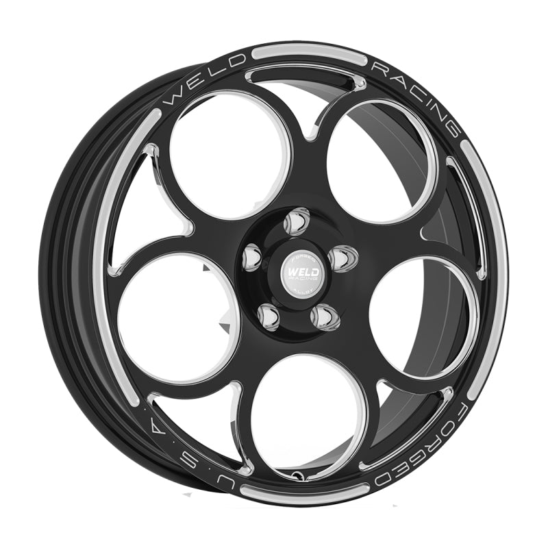 Weld V-Series 18x6 / 5x115 BP / 2.7in. BS Black Wheel - Non-Beadlock - DTX Performance