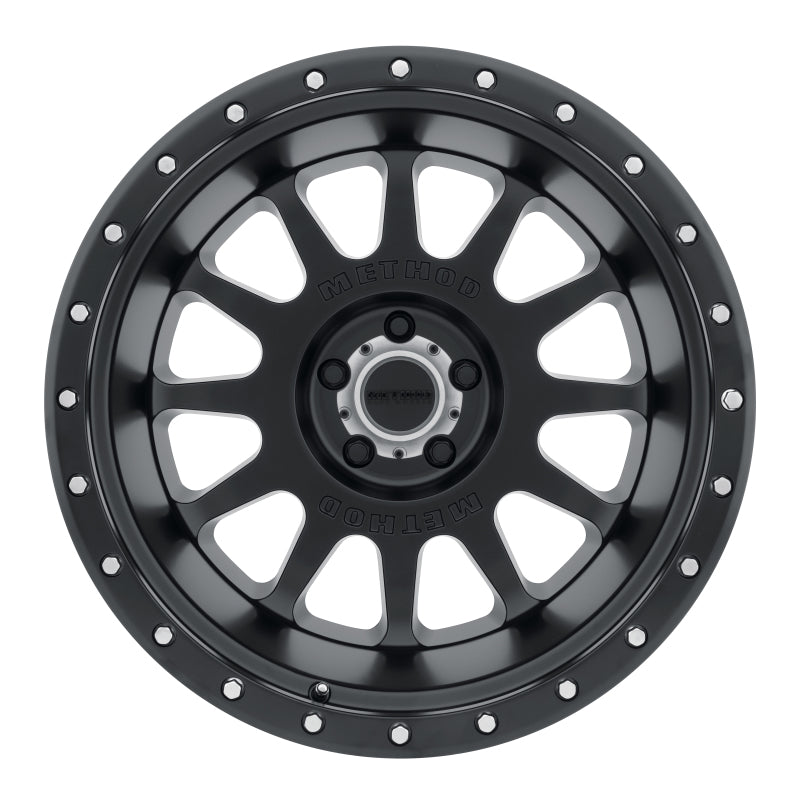 Method MR605 NV 20x9 -12mm Offset 5x150 110.5mm CB Matte Black Wheel - DTX Performance