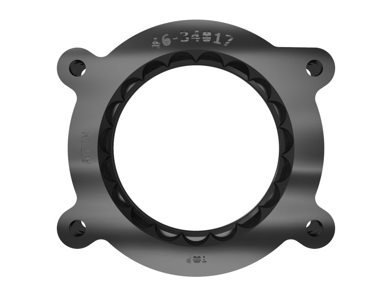 aFe 2020 Vette C8 Silver Bullet Aluminum Throttle Body Spacer / Works With Factory Intake Only - Blk - DTX Performance