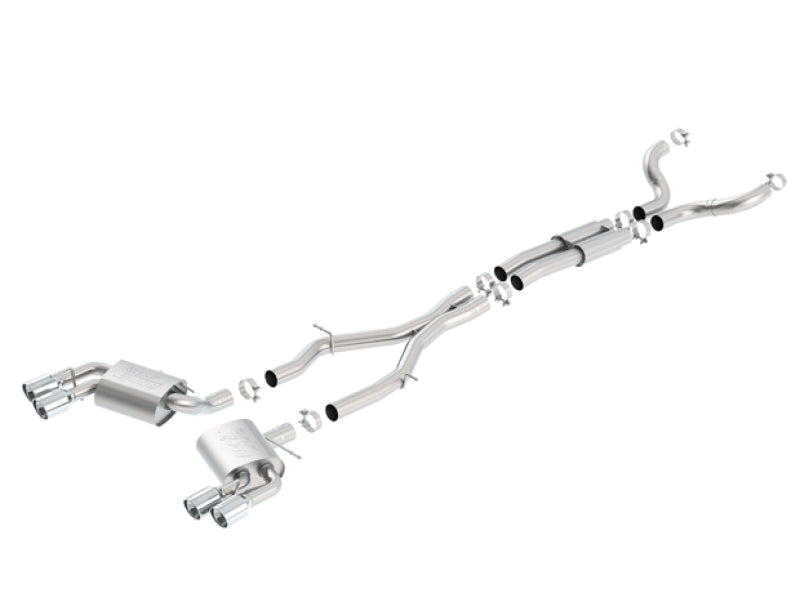 Borla Chevy 16-17 Camaro 6.2L ATAK Catback w/ Dual Tips (NPP) Dual Split Rear Exit - DTX Performance